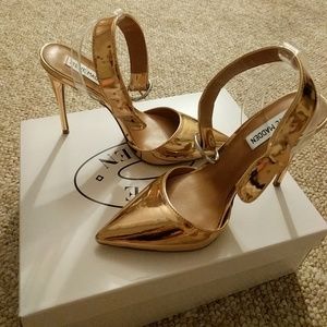 Steve Madden Diva Pump Rose Gold Metallic